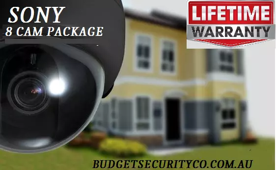 Sony CCTV Super Special 2K Super HD Security Camera Package installed